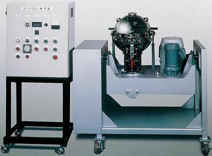 MIXER Hi-X Sphere mixing chamber eliminates powder stagnating dead space.