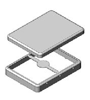 MS511-10 Drawn EMI/RFI Shield Tin-Steel 51.1 2.012 25.7 1.012 6.5 0.