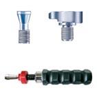 Fineboring tools Tapered screw adjustment µm-accurate adjustable adjustable 1 cutting edge Ø 6-13 mm internal coolant Coolant outlet DIN 1835 A b D d h6 S max L1 L 20011 Code Drawing nr.