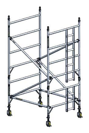 Build Method When building a BoSS tower 4 Fit the 4 rung ladder frame and the 4 rung span frame to