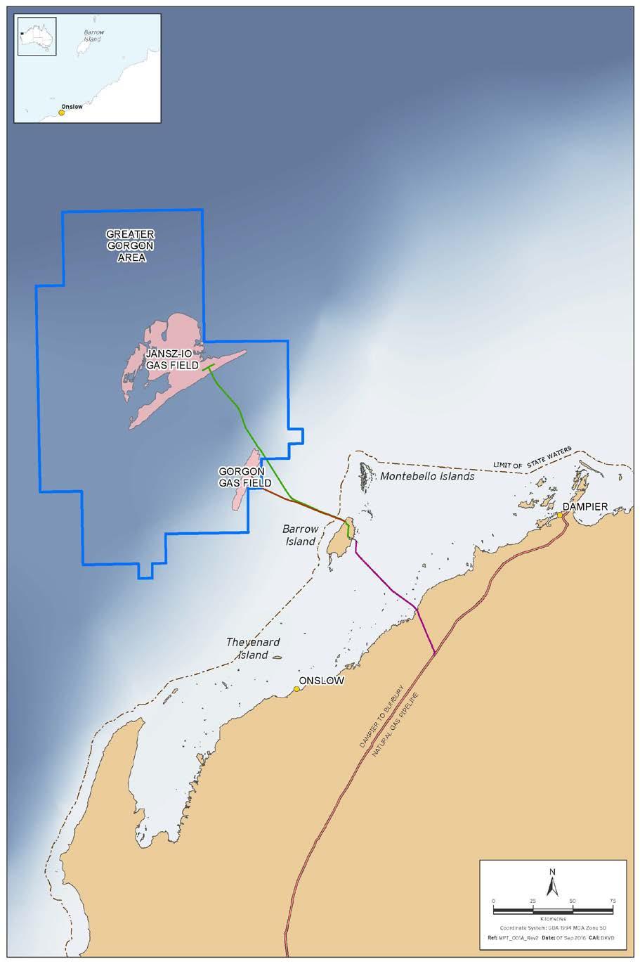Figure 1-1: Location of Barrow Island and the Greater