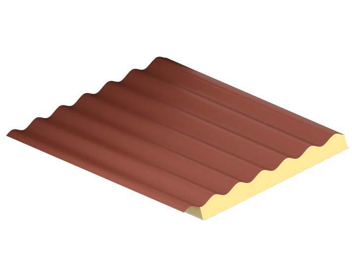 Applications The KS1000 SRW is a through-fix sinusoidal profiled insulated roof panel which can be used for building applications with roof pitches of 4 or more after deflection.