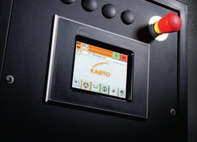 7 - colour touch screen without hard disk. Software and data management on exchangeable multi media card.