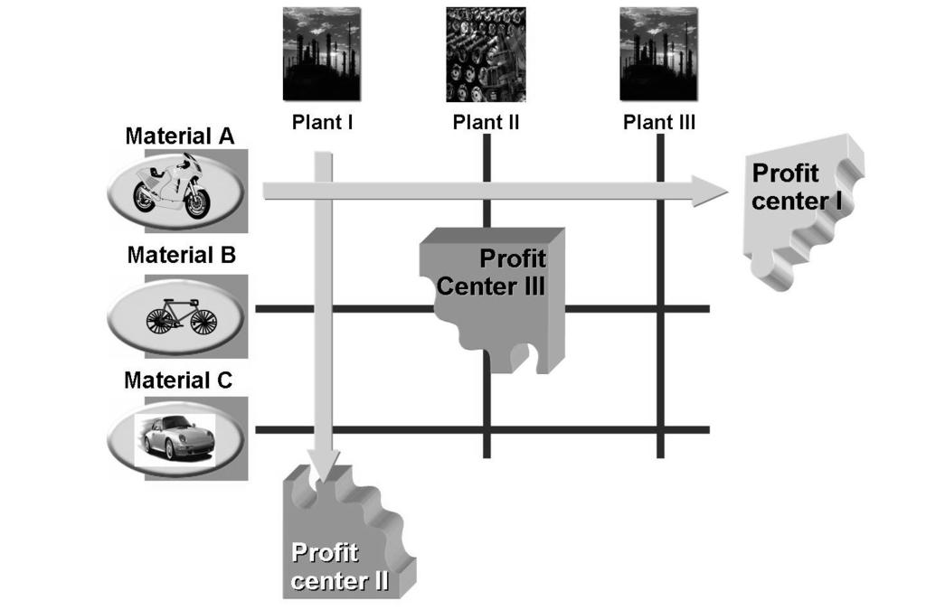 AC612 Lesson: Profit Center Assignments In the project definition or the project profile, you can enter a profit center that is to be used as the default for the individual WBS elements.