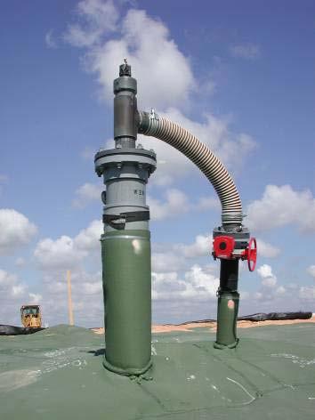 Traditional Gas Collection Systems Vertical gas wells
