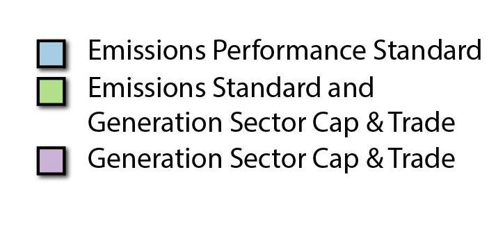 Market-based policies and emissions performance standards A price on carbon and state emissions performance
