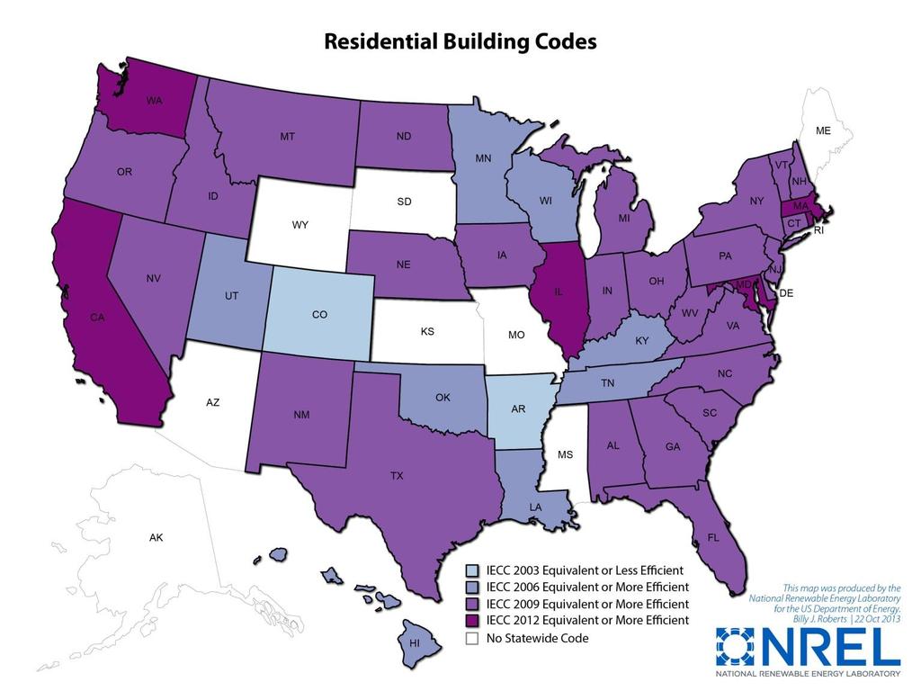 Residential building codes States can update building