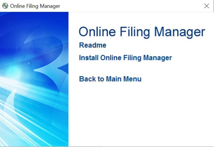 STEP 2: Upgrading Online Filing Manager This section includes the steps required to upgrade to Online Filing Manager (4.01) so that Real Time Information submissions can be sent to HMRC.