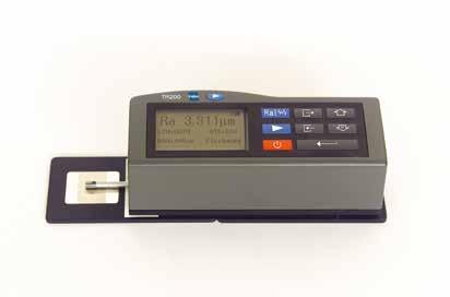 Roughness testers TR-110 Surface roughness tester Both Ra and Rz parameters in one instrument LCD with back-light, dynamic test display: progress bar gives indication of measuring process Protection