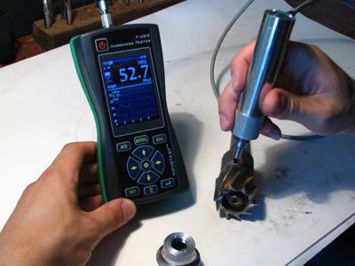 User get the benefits of two methods of measurement - it is the maximum that can be obtained from a portable hardness tester.