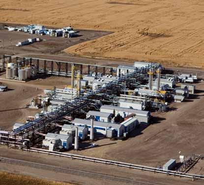 The Phase 2 Expansion adds 50 MMscfd sweet inlet capacity (2 x 25 MMscfd trains) and provides incremental 2,700 bpd LPG production and 9,000 bpd stabilized condensate production.