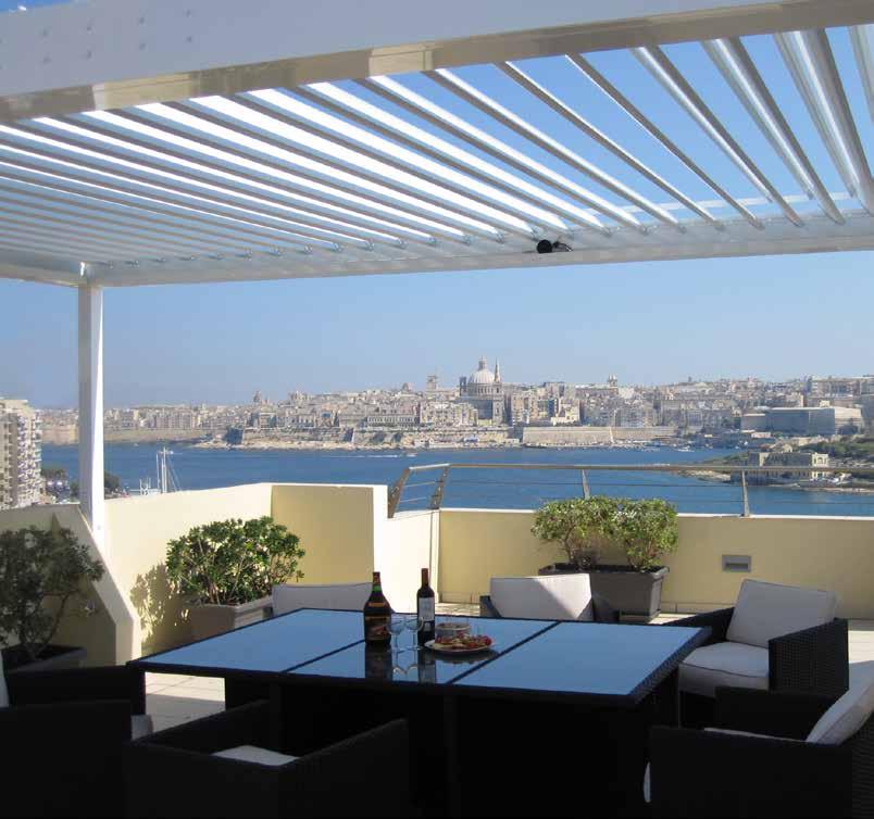 Wide open rooftop spaces Location: Local Restaurant, Valletta, Malta