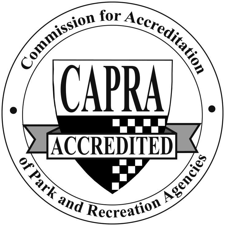 COMMISSION FOR ACCREDITATION OF PARK AND RECREATION AGENCIES NATIONAL ACCREDITATION