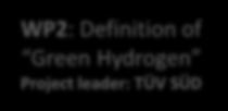 H2 WP1: Generic market outlook for green hydrogen Project leader: