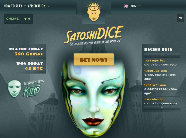 Explosion SatoshiDice launched in 2012 Estimates claim online gambling accounts for nearly half of all Bitcoin
