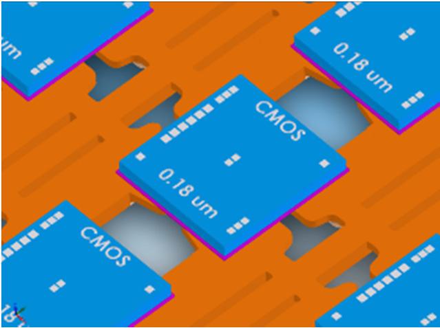 Mount CMOS chip 3.