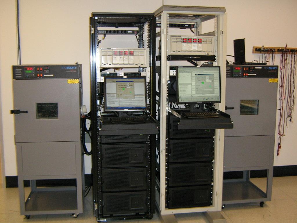 Aging Stations 85 C Rack 25 C Rack Measurement equipment mounted into rack Power