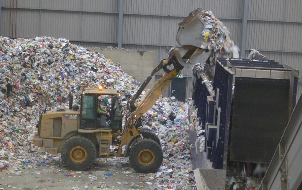 During processing, large pieces of film (e.g. large refuse sacks) were manually removed at the front end picking station to reduce blockages and potential damage to downstream equipment.