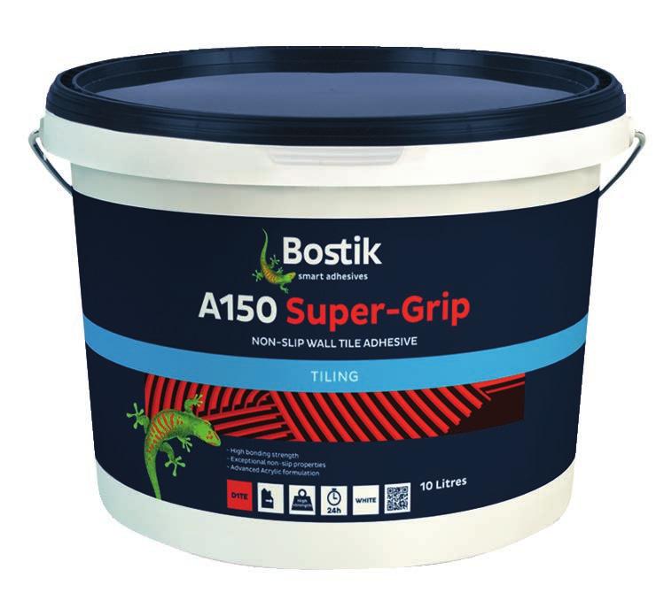 A100 Showerproof Wall Tile Adhesive should not be used externally, or in areas of continuous immersion e.g. swimming pools. For these applications use a cement based adhesive.