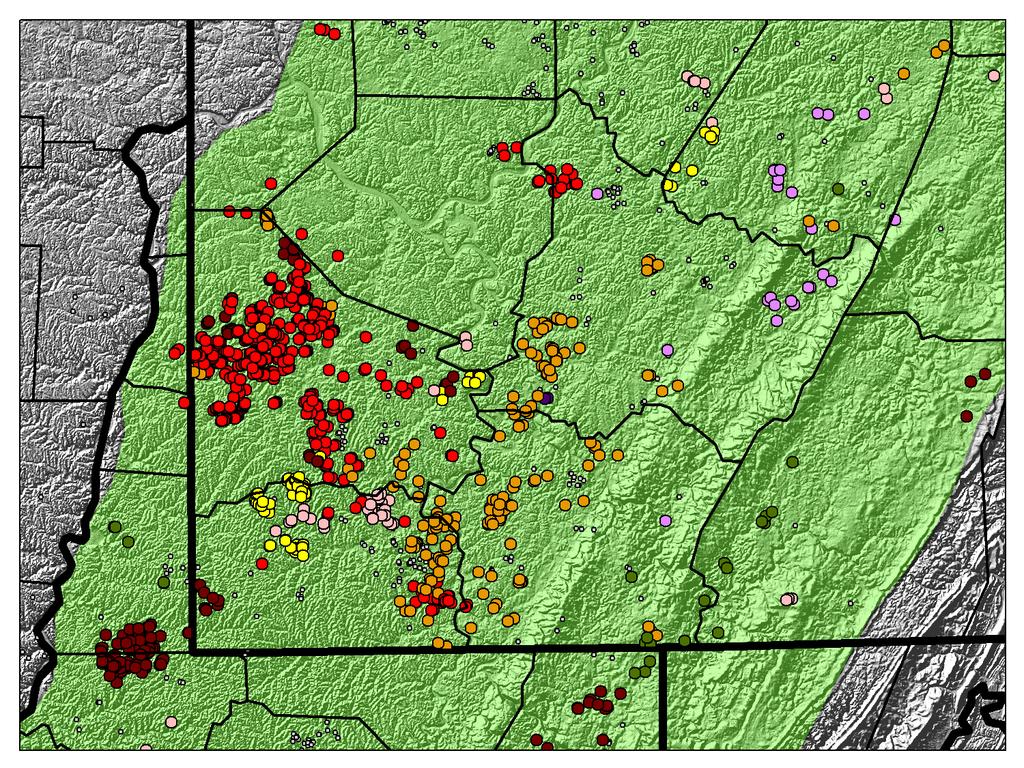 Marcellus SW PA Core Area Drilling Permits Range Resources 97 producing horizontal wells As of 6-30-10 Beaver Best Range Well 10.