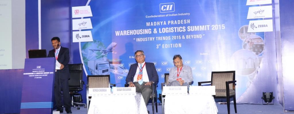 Mr. R S Louis, Vice President [Logistics Infrastructure] was invited as a speaker at the CII- Madhya Pradesh Warehousing & Logistics Summit 2015 held on 8th August at Indore.