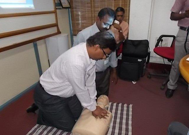 First Aid Training at CFS, Chennai CSR