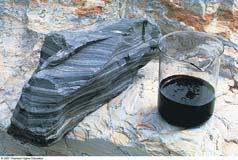 Heavy and tarlike oils from oil sand and oil shale could supplement conventional oil, but there are environmental problems. High sulfur content.