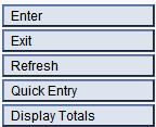 This screen allows the user to enter the hours for employees extremely fast.