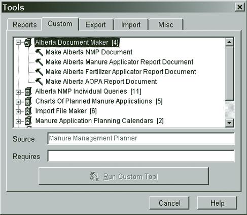 AFFIRM and Alberta MMP Software The MMP software can generate several