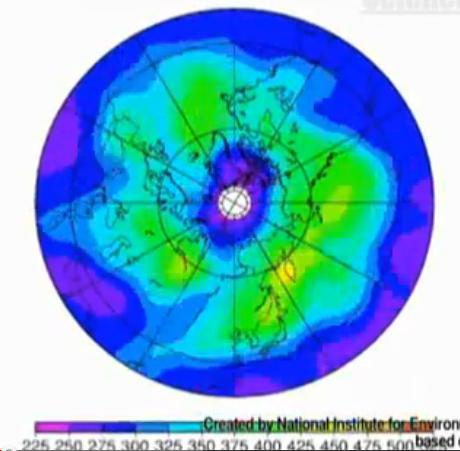 Arctic ozone depletion also occurs!