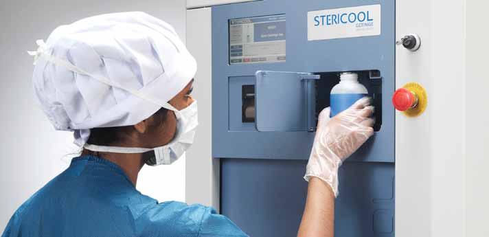 Reducing operating costs Safety: Getinge s Stericool sterilizer range has an excellent environmental safety record.