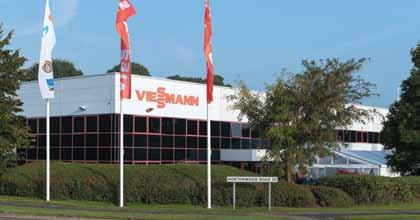 The building is headquarters to around 100 Viessmann employees and includes the UK training academy, technical services department as well as sales, marketing and product showrooms.