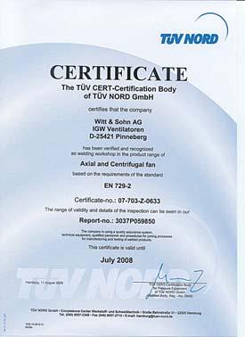 audited by the TÜV.