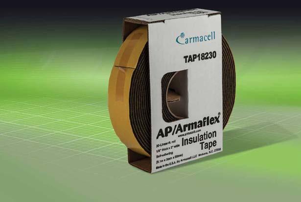 Fiber Free The mold resistant, elastomeric, AP/Armaflex pressure sensitive
