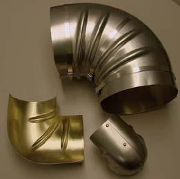 ALUMINUM ELBOW COVERS DESCRIPTION ITW Insulation Systems Aluminum Elbow Covers are made in two precision formed matching halves to cover and weatherproof insulated 45 and 90 pipe elbows.
