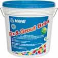 While penetrating into the joints, finish off with a damp brush within 20 minutes. It works as a grout as well. N.B.