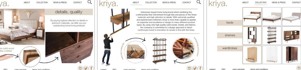 3.2 Stimulus Value and branding strategy as manipulated variables is embedded in four types of stimulus in the form of fictitioushome living brand website display.