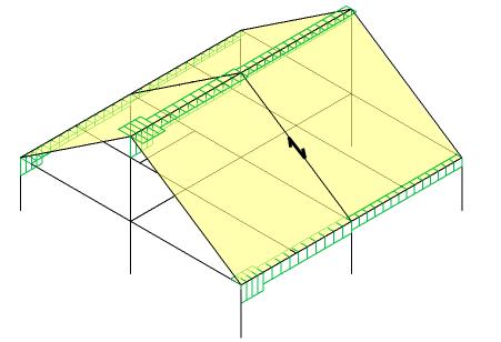 Engineers Handbooks (ACI AISC) Roof Panel Decomposition (rotation angle 90 degrees) Wind Wall Panel Load