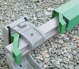 REHAU live-rail cover systems for top, bottom and side contact live rails. The REHAU product range includes various cover systems.