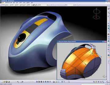 It also makes it possible to quickly capture physical prototype shapes, making the 3D virtual model the