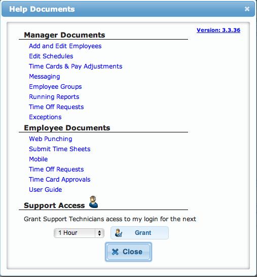 Manager Dashboard Toolbar When you login to the system you will see the Manager Dashboard.