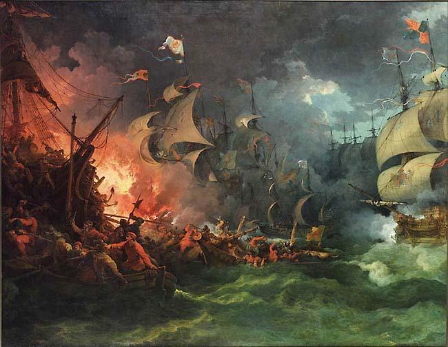 The Spanish Armada is Defeated The weather in the English Channel sinks many of the Spanish ships.