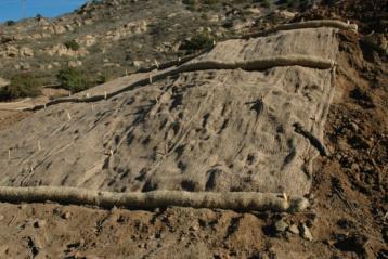 1. EROSION CONTROL BLANKET (BANK STABILIZATION) Erosion Control Blankets (ECBs) are a temporary rolled erosion control product consisting of flexible nets or mats, manufactured from both natural and