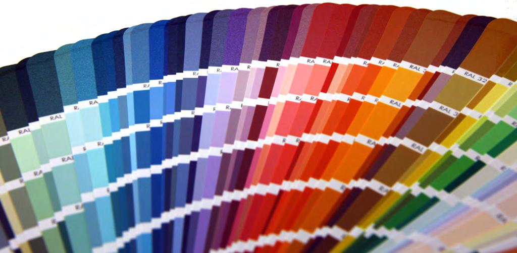 Custom Colours KYNAR 500 PVDF Kynar 500 can match any RAL Colour Code Kynar 500 Solid is standard three coat system, consisting of a primer, topcoat and clear coat with a minimum thickness of 28