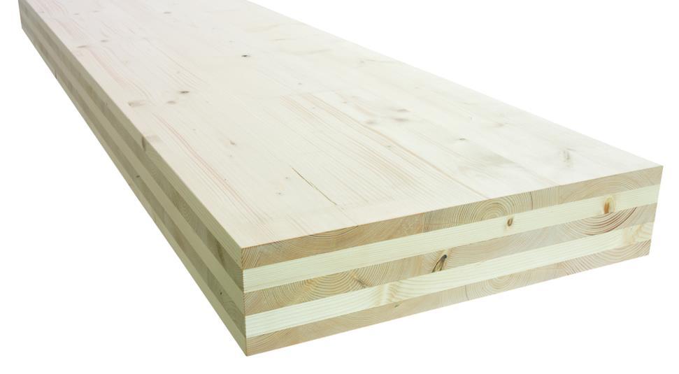 Cross Laminated Timber Panels Individual timbers vary in