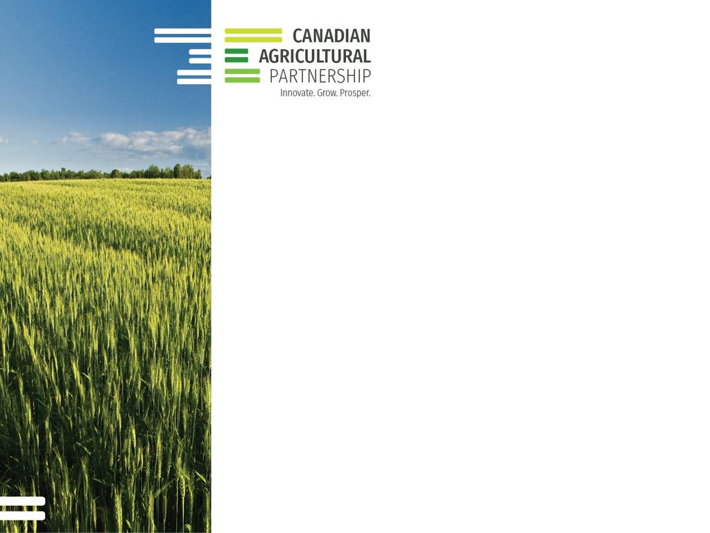 Overview of the Canadian Agricultural