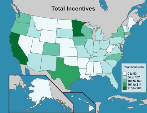Bower: The Effect of State Renewable Energy Incentive Programs from 2010 to 2012.