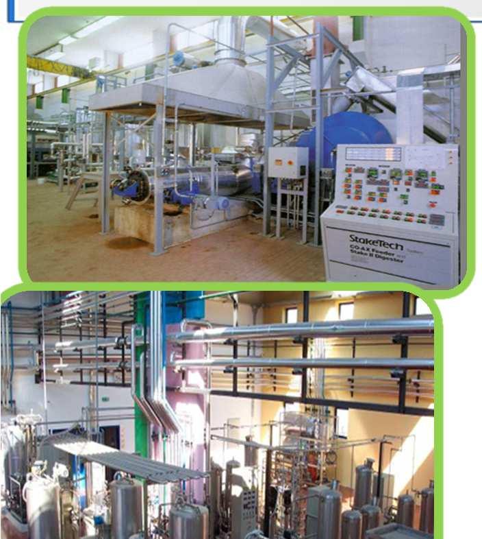 ENEA s FACILITIES FOR BIOREFINING Pretreatment and fractionation at pilot scale