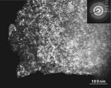 On the other hand, as shown 75 Crystallite size of in 96 Li 4 100 and 100 100 alloys. in Fig. 9(c), particles which penetrated into 4 at%li particles were hardly expanded.