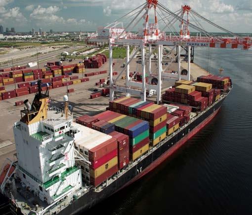 Containers Tampa Bay/Orlando I-4 Corridor largest concentration of DC s in Florida (179